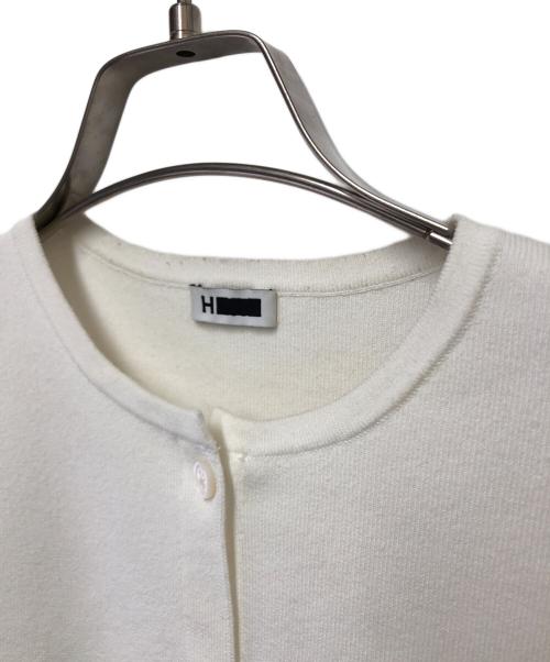 H BEAUTY&YOUTH（エイチ ビューティー&ユース）H BEAUTY&YOUTH (エイチ ビューティー&ユース) 薄手カーディガン ホワイト サイズ:SIZE Freeの古着・服飾アイテム