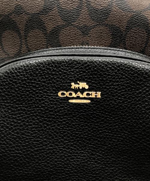 COACH（コーチ）COACH (コーチ) リュック ブラウン×ブラックの古着・服飾アイテム