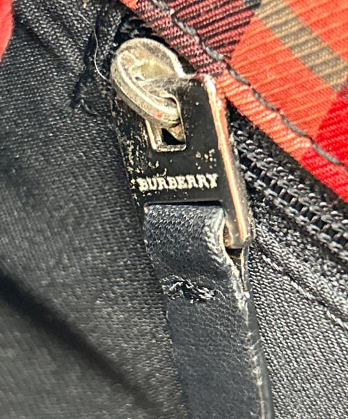 BURBERRY LONDON（バーバリーロンドン）BURBERRY LONDON (バーバリーロンドン) トートバッグ レッド×ベージュの古着・服飾アイテム