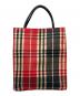 BURBERRY LONDON（バーバリーロンドン）の古着「トートバッグ」｜レッド×ベージュ