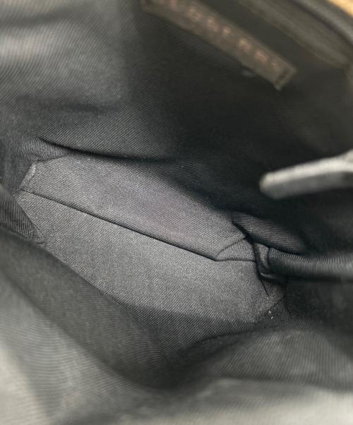 BURBERRY LONDON（バーバリーロンドン）BURBERRY LONDON (バーバリーロンドン) ミニトートバッグ ベージュ×レッドの古着・服飾アイテム