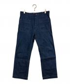 Mr.FREEDOMミスターフリーダム）の古着「ペインターデニムパンツ」｜インディゴ