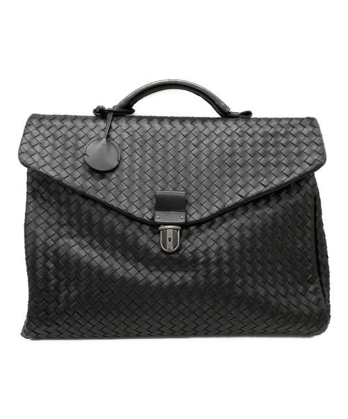BOTTEGA VENETA（ボッテガベネタ）BOTTEGA VENETA (ボッテガベネタ) ハンドバッグ ブラックの古着・服飾アイテム