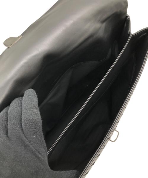 BOTTEGA VENETA（ボッテガベネタ）BOTTEGA VENETA (ボッテガベネタ) ハンドバッグ ブラックの古着・服飾アイテム