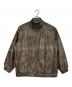 UMBRO（アンブロ）の古着「PU Stand Collar Jacket」｜ブラウン