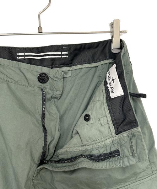 STONE ISLAND（ストーンアイランド）STONE ISLAND (ストーンアイランド) ハーフパンツ オリーブ サイズ:SIZE W30の古着・服飾アイテム
