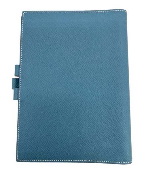 HERMES（エルメス）HERMES (エルメス) 手帳カバー ブルーの古着・服飾アイテム