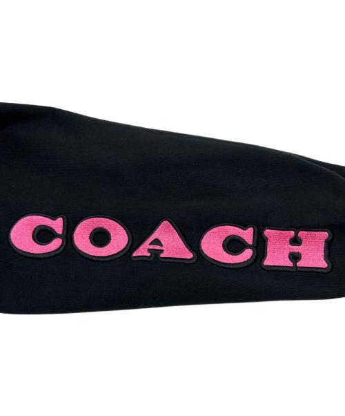 COACH（コーチ）COACH (コーチ) クルーネックスウェット ブラック サイズ:SIZE Lの古着・服飾アイテム