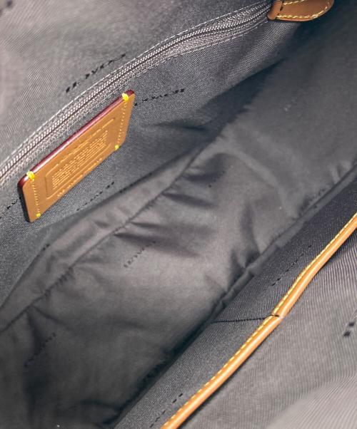 COACH（コーチ）COACH (コーチ) 2WAYショルダーバッグ ベージュ×ブラウンの古着・服飾アイテム