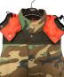 中古・古着 THE NORTH FACE (ザ ノース フェイス) eYe COMME des GARCONS JUNYAWATANABE MAN (アイ コム デ ギャルソン ジュンヤ ワタナベ マン) ダウンベスト ブラウン×グリーン サイズ:XS：18000円