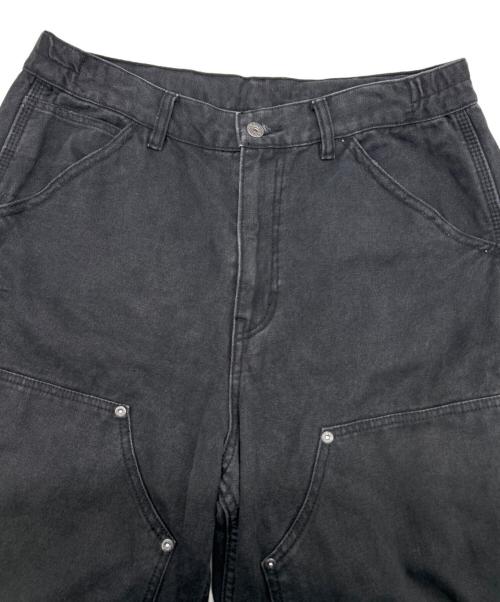 NAUTICA（ノーティカ）NAUTICA (ノーティカ) ダブルニーダックパンツ ブラック サイズ:SIZE Mの古着・服飾アイテム