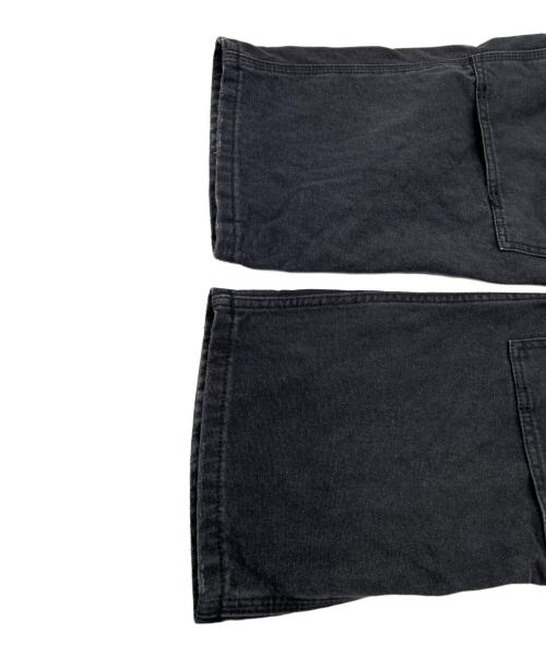 NAUTICA（ノーティカ）NAUTICA (ノーティカ) ダブルニーダックパンツ ブラック サイズ:SIZE Mの古着・服飾アイテム