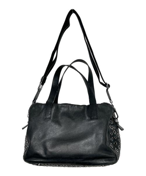 ANYA HINDMARCH（アニヤ・ハインドマーチ）ANYA HINDMARCH (アニヤハインドマーチ) 2WAYバッグ ブラックの古着・服飾アイテム