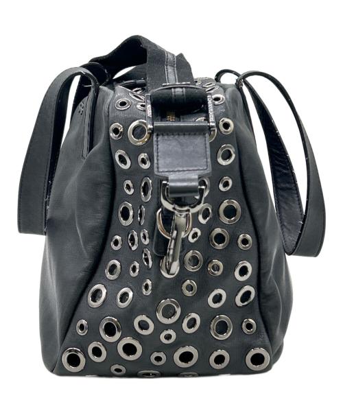 ANYA HINDMARCH（アニヤ・ハインドマーチ）ANYA HINDMARCH (アニヤハインドマーチ) 2WAYバッグ ブラックの古着・服飾アイテム