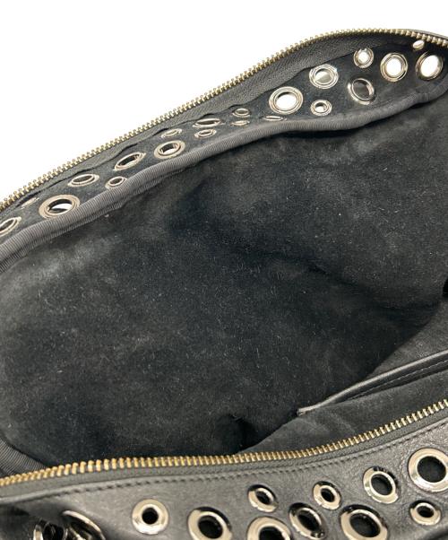 ANYA HINDMARCH（アニヤ・ハインドマーチ）ANYA HINDMARCH (アニヤハインドマーチ) 2WAYバッグ ブラックの古着・服飾アイテム