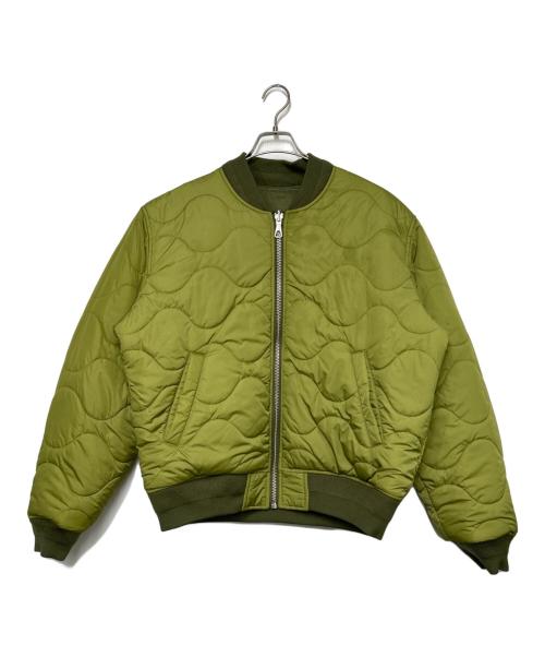 stussy（ステューシー）stussy (ステューシー) リバーシブルボンバージャケット オリーブ サイズ:SIZE Lの古着・服飾アイテム