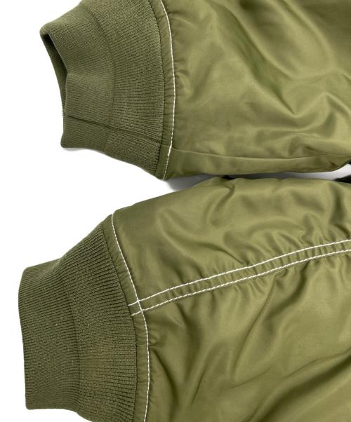 stussy（ステューシー）stussy (ステューシー) リバーシブルボンバージャケット オリーブ サイズ:SIZE Lの古着・服飾アイテム