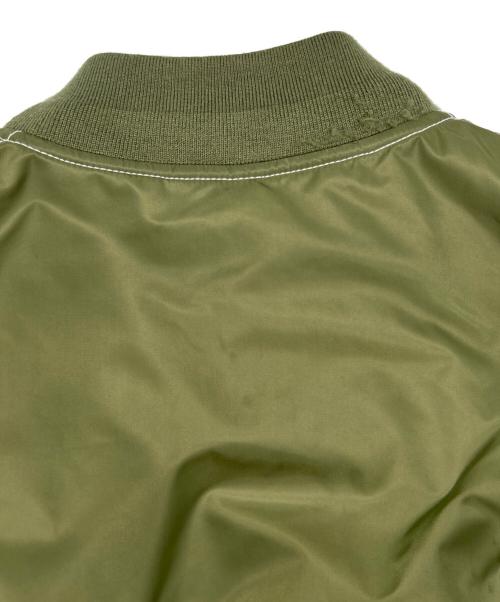 stussy（ステューシー）stussy (ステューシー) リバーシブルボンバージャケット オリーブ サイズ:SIZE Lの古着・服飾アイテム