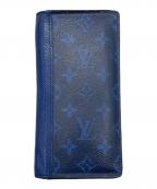 LOUIS VUITTONルイ ヴィトン）の古着「ポルトフォイユ・ブラザ」｜ネイビー