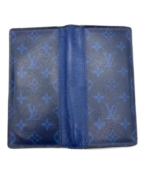 LOUIS VUITTON（ルイ ヴィトン）LOUIS VUITTON (ルイ ヴィトン) ポルトフォイユ・ブラザ ネイビーの古着・服飾アイテム