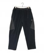 Y(dot) BY NORDISKワイドット バイ ノルディスク）の古着「ルーズフィットテックフリースパンツ」｜ブラック