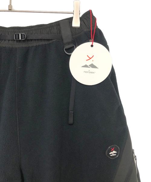 Y(dot) BY NORDISK（ワイドット バイ ノルディスク）Y(dot) BY NORDISK (ワイドット バイ ノルディスク) ルーズフィットテックフリースパンツ ブラック サイズ:M 未使用品の古着・服飾アイテム