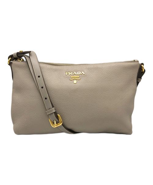 PRADA（プラダ）PRADA (プラダ) ショルダーバッグ ベージュの古着・服飾アイテム