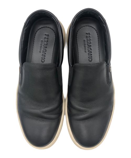 Ferragamo（フェラガモ）Ferragamo (フェラガモ) スリッポン ブラック サイズ:25㎝の古着・服飾アイテム