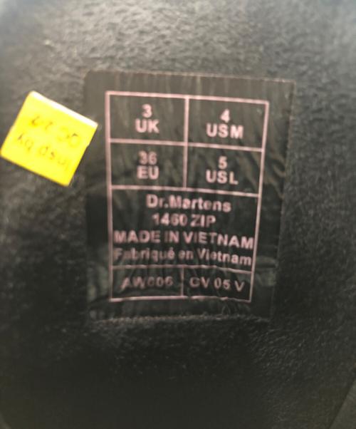 Dr.Martens（ドクターマーチン）Dr.Martens (ドクターマーチン) 8ホールブーツ ブラック サイズ:UK3の古着・服飾アイテム