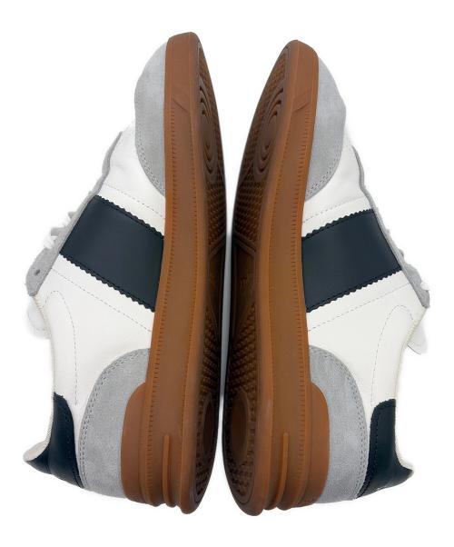 POLO RALPH LAUREN（ポロ・ラルフローレン）POLO RALPH LAUREN (ポロ・ラルフローレン) ローカットスニーカー ホワイト×グレー×ネイビー サイズ:SIZE 27.5cmの古着・服飾アイテム