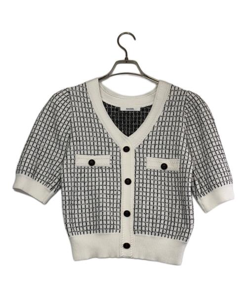 Snidel（スナイデル）Snidel (スナイデル) ニットセットアップ ホワイト×ブラック サイズ:SIZE Freeの古着・服飾アイテム