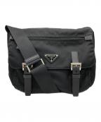 PRADAプラダ）の古着「ナイロンショルダーバッグ」｜ブラック