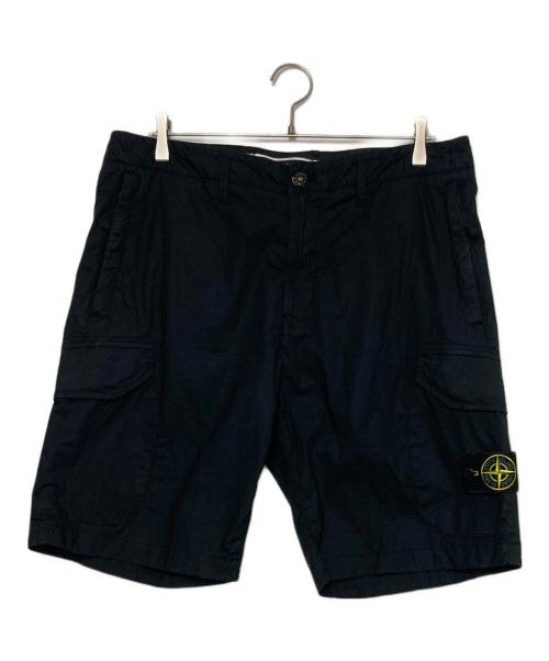 STONE ISLAND（ストーンアイランド）STONE ISLAND (ストーンアイランド) Garment Dyed Paracadute Cargo Short ブラック サイズ:34の古着・服飾アイテム