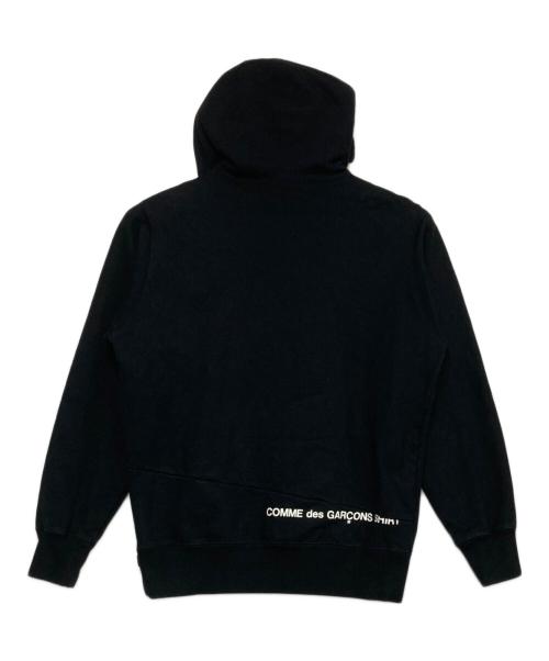 SUPREME（シュプリーム）Supreme (シュプリーム) COMME des GARCONS SHIRT (コムデギャルソンシャツ) Split Box Logo Hooded Sweatshirt ブラック サイズ:Mの古着・服飾アイテム