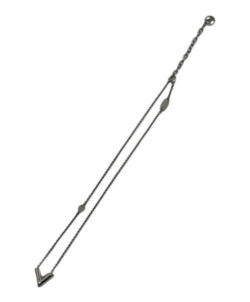 LOUIS VUITTON（ルイ ヴィトン）LOUIS VUITTON (ルイ ヴィトン) ネックレス・エセンシャル V シルバーの古着・服飾アイテム