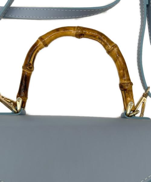 AULENTTI（オウレンティ）AULENTTI (オウレンティ) ショルダーバッグ スカイブルーの古着・服飾アイテム