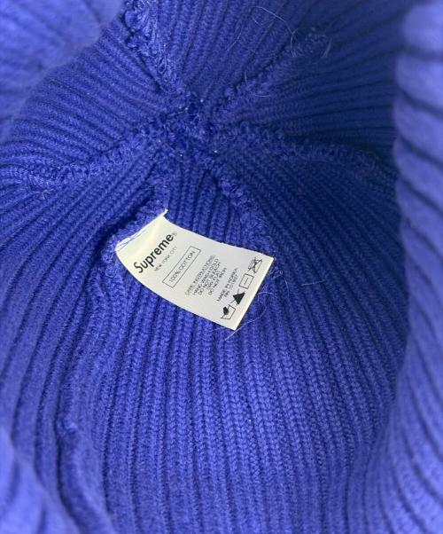 SUPREME（シュプリーム）Supreme (シュプリーム) ニット帽 ネイビーの古着・服飾アイテム