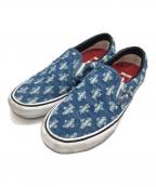 VANS×SUPREMEバンズ×シュプリーム）の古着「スリッポン」｜インディゴ