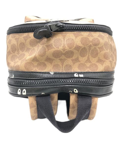 COACH（コーチ）COACH (コーチ) DISNEY (ディズニー) アカデミーバックパック ブラウン×ブラックの古着・服飾アイテム
