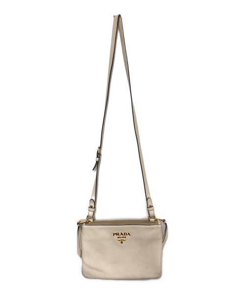 PRADA（プラダ）PRADA (プラダ) ショルダーバッグ ホワイトの古着・服飾アイテム