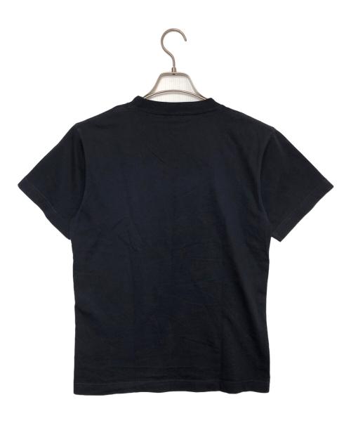 BALENCIAGA（バレンシアガ）BALENCIAGA (バレンシアガ) カレッジTシャツ ネイビー×レッド サイズ:XSの古着・服飾アイテム
