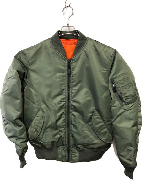 AVIREX（アヴィレックス）AVIREX (アヴィレックス) MA-1ジャケット グリーン サイズ:ＸＬの古着・服飾アイテム