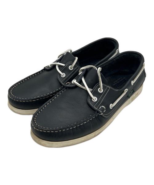 PARABOOT（パラブーツ）PARABOOT (パラブーツ) デッキシューズ ブラック サイズ:SIZE 26cmの古着・服飾アイテム