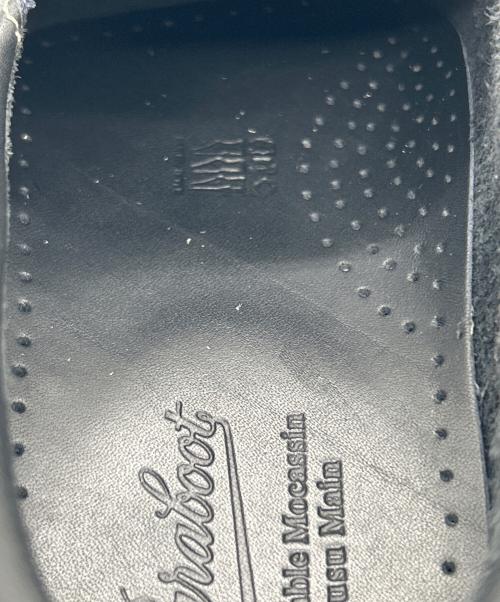 PARABOOT（パラブーツ）PARABOOT (パラブーツ) デッキシューズ ブラック サイズ:SIZE 26cmの古着・服飾アイテム