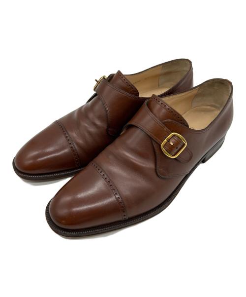 TANINO CRISCI（タニノクリスチー）TANINO CRISCI (タニノクリスチー) シングルモンクストラップシューズ ブラウン サイズ:SIZE 26cmの古着・服飾アイテム
