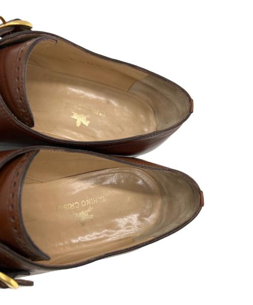TANINO CRISCI（タニノクリスチー）TANINO CRISCI (タニノクリスチー) シングルモンクストラップシューズ ブラウン サイズ:SIZE 26cmの古着・服飾アイテム