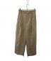 Whim Gazette（ウィムガゼット）の古着「タックパンツ」｜ベージュ