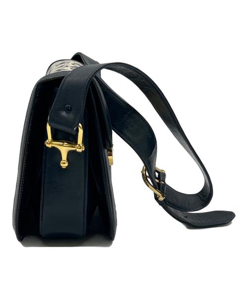 CELINE（セリーヌ）CELINE (セリーヌ) ショルダーバッグ ネイビーの古着・服飾アイテム