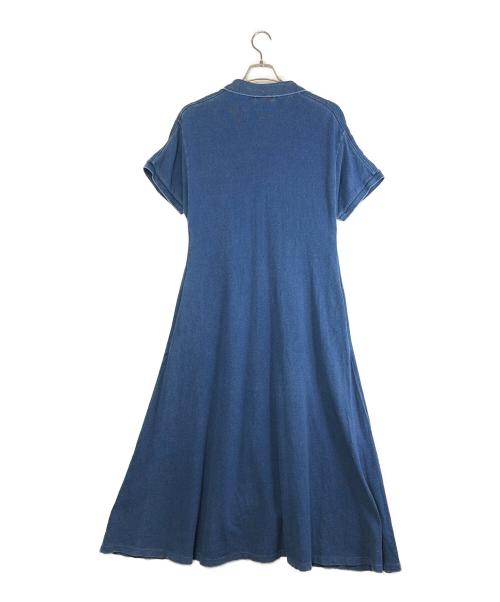 LACOSTE（ラコステ）LACOSTE (ラコステ) 鹿の子地 ポロドレス インディゴ サイズ:SIZE 34（S)の古着・服飾アイテム