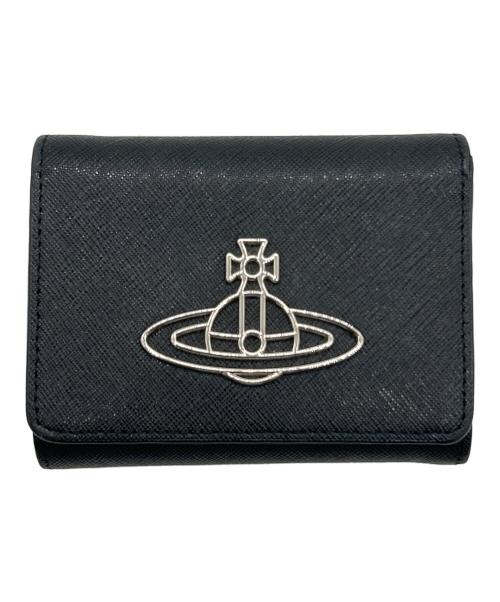 Vivienne Westwood（ヴィヴィアンウエストウッド）Vivienne Westwood (ヴィヴィアンウエストウッド) 2つ折り財布 ブラックの古着・服飾アイテム